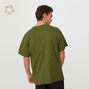Nouveau T-shirt Sportif Oversize Personnalisé pour Homme 2025 - Vente en Gros, Impression de Logo Personnalisé, Manches Courtes d'Été, 100% Coton Tricoté - Product Image 6