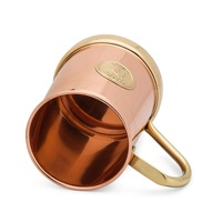 Vente chaude Finition Martelée Gobelet Verre En Acier Inoxydable Base En Métal Verres À Vin Rouge Martini Bar Ware Parties Accessoires 0.5L