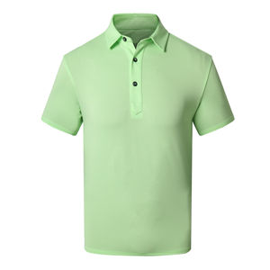 Golf de secado rápido personalizado 100% algodón para polos para hombres polos sólidos con bordado ODM Supply - Product Image 1