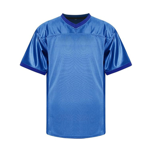 Logotipo personalizado de alta calidad Camiseta de fútbol en blanco malla de poliéster Camiseta de fútbol Atlético Práctica Deportes Hip Hop Camisetas sueltas - Product Image 3