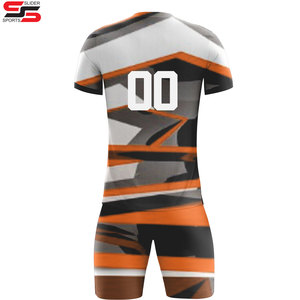 Venta al por mayor Personalizar Ropa Deportiva Kit de Fútbol Chándal Sublimación Completa Kit de Fútbol Impresión Digital Club Fútbol Jersey - Product Image 2