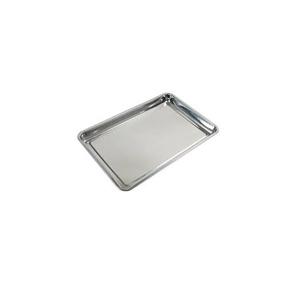 Plateau de service moderne en acier inoxydable 304 Forme rectangulaire simple pour usage hôtelier-Vaisselle Plateau de collations en vente - Product Image 4