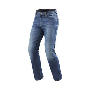 Pantalon de moto avec protection en fibre d'aramide et armure CE, coupe-vent, écologique, léger, respirant, en denim - Product Image 2