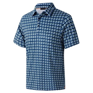 T-shirt décontracté à manches courtes en tricot avec fermeture éclair pour hommes, polo à col, vêtements de golf, t-shirt d'été, pull 1/4 - Product Image 3