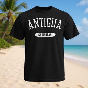Antigua Classic Style <b>Caribbean</b> T-<b>Shirt</b> Promotional Antigua Style <b>Shirt</b> - Product Image 3