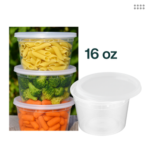 ProTakeOut [17 Oz] Contenedores de PP Resistentes para Deli con Tapas, 100 Unidades, 4.63x3.05, Aptos para Microondas y Congelador, Duraderos y Antiderrames - Product Image 6