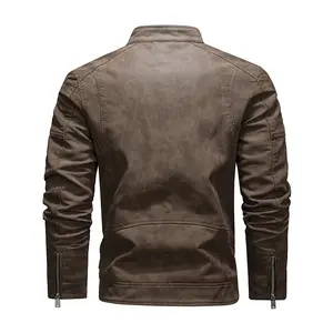 mexion high demanding Fashion Men Black & White Lamb Leather Jacket Men Leather Jackets Pakistan Leather Jackets best to wear - Product Image 5