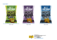 Nachos de pois chiche à base de plantes Uncle Saba's Chipotle Chili & Lime 115g x 12 pkts Haute protéine Sans gluten Haute fibre Vegan Sans OGM