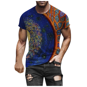 Nuevo estilo 100% poliéster sublimación camiseta personalizada camiseta impresión en blanco camiseta hombres mejor precio camisetas - Product Image 3