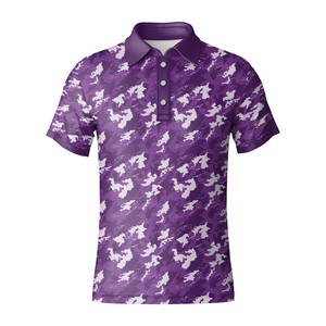 Polo de poliéster de alta calidad para hombre con impresión de bordado de logotipo personalizado Ideal para golf y salidas Casuales - Product Image 3