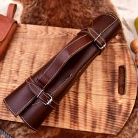 Handgemaakte Damascus DIY kookmes set, 1-delig vaststaand koksmes met hoge koolstofstaal drop point lemmet en houten handvat.