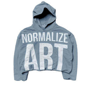 New Arrival Custom 100% Cotton Distressed Embroidery Patchwork Hoodie Mens Raw Cut Acid Wash Premium Sweatshirts with No <b>Strings</b> - Product Image 1
