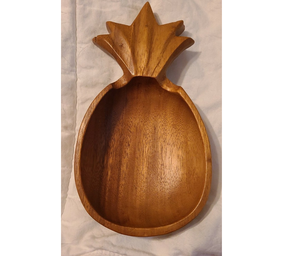 Cuenco de madera de acacia hecho a mano de diseño de lujo para servir utensilios de cocina decoración de Mesa de la India por UF INTERNATION - Product Image 2