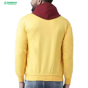 Sweat-shirts à fermeture éclair personnalisés unisexes, 100% coton, respirants, séchage rapide, coupe ample, poids lourd 350 g/m², haute qualité - Product Image 5