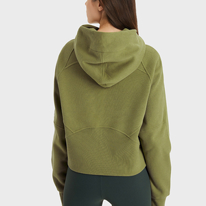 Sudadera con Capucha para Mujer, 100% Algodón, Estilo Urbano, Bordada, Cuello Redondo, Sudadera Deportiva, Sudadera Holgada con Capucha para Mujer - Product Image 2