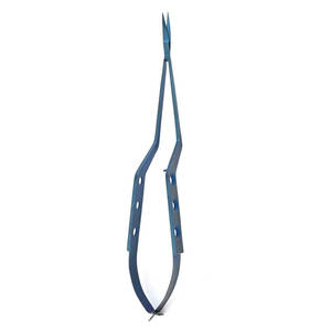 Tijeras Microquirúrgicas Yasargil Reutilizables de Calidad Premium, Tipo Bayoneta, para Cirugía General, Instrumento Manual de Acero Inoxidable Alemán, Set con Certificación CE Clase I - Product Image 4