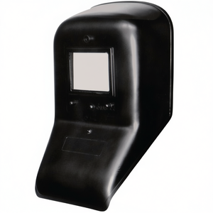 Écran de protection pour soudage avec verre DIN-9 et couvercle en plastique 90 x 110 mm SCHMICO, autocollant réfléchissant promotionnel et lumière - Product Image 3
