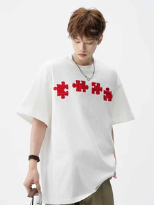 เสื้อยืดคอกลมสำหรับผู้ชาย2025แขนสั้นทรงหลวมเสื้อครึ่งแขนทรงหลวมเสื้อยืดลำลอง - Product Image 4