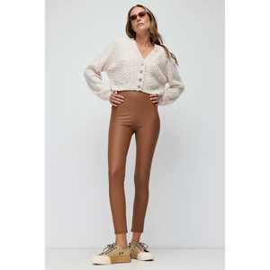 Leggings Deportivos Casuales de Cintura Media Alta y Baja, de Chifón, con Efecto Push-Up, de Nailon, Cuero y Spandex, Sin Costuras, Talla Única XL, con Letras, para Gimnasio - Product Image 2