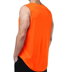 Débardeur de sport sans manches en coton polyester pour hommes, débardeur musculation et musculation - Product Image 2