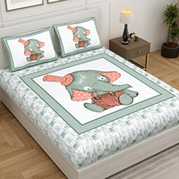 Draps de lit pour enfants à motif de dessin animé, très demandés, en 100% coton, ensemble de draps pour enfants, draps de lit pour enfants à motif de dessin animé