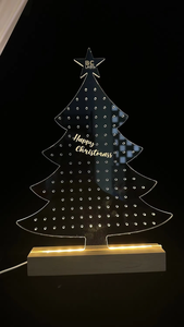 Soporte de exhibición de pendientes de acrílico de diferentes formas hermosas y asequibles 2025 con elegante Base de madera para exhibir joyas - Product Image 5