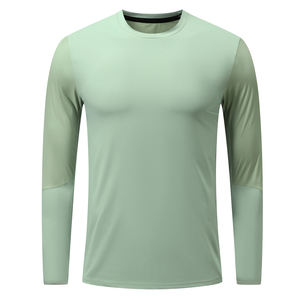 Camiseta de Manga Larga con Cuello Redondo para Hombre, Camiseta de Calle Personalizable de Algodón, Totalmente Sublimada, Unisex - Product Image 2