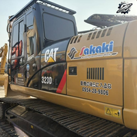 Excavatrice sur chenilles Caterpillar 323D, 23 tonnes, excavatrice moyenne, moteur Cat C6.4 ACERT, d'occasion, américaine, pour travaux de terrassement
