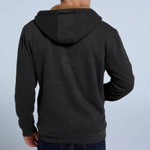 Premium Quality Casual Wear For Winter Season <b>Sherpa</b> Lined Hoodie Soft Warm <b>Fabric</b> Comfortable Fit Durable Stylish Daily Outfit - Product Image 4