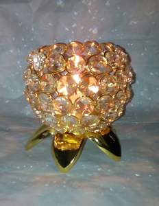 Bougeoir en cristal, décoration de la maison, autre support de bougie brillant, pour l'intérieur et l'extérieur - Product Image 5