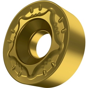 Inserto Indexable ISO RNGH 381200-MRT9226, Profundidad de 12 mm, Recubrimiento MT-CVD Dorado para Herramienta de Torneado, Paquete de 3 - Product Image 1