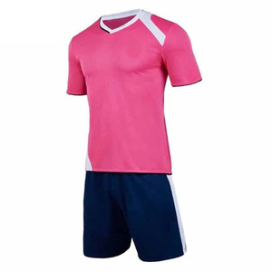 2025 personalizado Color sólido manga corta Jersey y uniforme corto conjunto personalizado estilo único para hombres fútbol uniforme de fútbol - Product Image 5