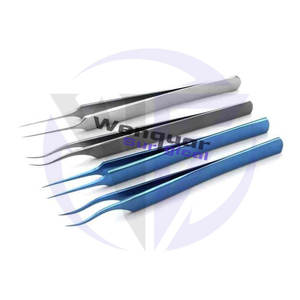 Fórceps de extracción de Trasplante de Cabello FUE de grado médico Pinzas quirúrgicas de alta precisión de 110mm y 115mm para clínicas y cirujanos - Product Image 3