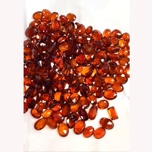 180 piezas de granate de hessonita Natural de 10mm a 15mm corte ovalado 645 Cts lote Iroc ventas corte de piedras preciosas sueltas de alta calidad US $133 para todos - Product Image 3