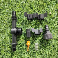 Kit de connecteurs en T à valve unidirectionnelle pour réservoir d'eau Agras T100, pièces de rechange pour drone pulvérisateur agricole, composite noir