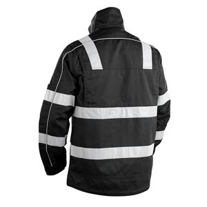 Veste de sécurité réfléchissante haute visibilité personnalisée pour l'hiver, uniforme de sécurité, veste de travail, manteaux, vêtements de chantier haute visibilité - Product Image 2