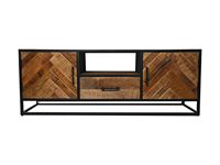 Meuble TV en Bois de Mangue de Haute Qualité, Style Industriel Moderne, Meuble de Rangement pour Salon, Fournisseur de Meubles pour la Maison, Vente en Gros OEM