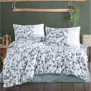 Ensemble housse de couette double Clasy Ranforce Putto V1 Menthe-Literie de luxe - Product Image 1