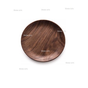 Assiette de présentation en bois au design classique, de forme ronde, de la plus haute qualité, fabriquée en Inde - Product Image 2