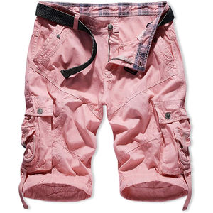 Personnalisation OEM pantalon court pour homme nouveau style utilitaire cargo avec séchage rapide multi-poches motif solide logo élastique personnalisé - Product Image 1