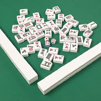Tapis de mahjong antidérapant et insonorisant, housse de table pour jeux de mahjong, poker, cartes, jeux de société et tuiles, vert, 31,5 pouces