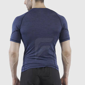 Camisetas de Gimnasio para Hombre al por Mayor, Cómodas, Transpirables, de Secado Rápido, Estilo Urbano, Ropa Deportiva, Logotipo Personalizado, Diseño Liso - Product Image 4