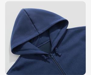 Fabricant Hoodies Fournisseur Streetwear Blank Unisex Heavyweight Thick Cropped Men Puff Print Oversized Cotton Fleece Hoodie - Product Image 3