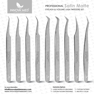 Chuyên Nghiệp Tốt Nhất Lông Mi Mở Rộng Nguồn Cung Cấp Thép Không Gỉ Màu Đen Bền Mẹo Chỉ Lash Nhíp Khối Lượng Ứng Dụng - Product Image 6