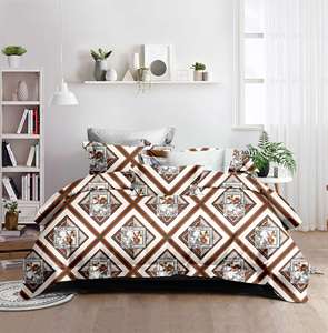 Ensemble de draps de lit confortables 135GSM, tissu doux, toucher lisse, linge de lit de qualité supérieure pour toutes les saisons - Product Image 4