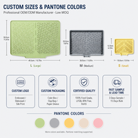 Tapis de séchage de vaisselle en silicone extra large, résistant à la chaleur, antidérapant, sans BPA, pliable, pour comptoir de cuisine