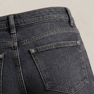 <b>Women</b> Cotton Higher Quality Washed Customized Color Denim Custom Sizing Mid Waist <b>Elastic</b> Closure Trade Assurance Winter Season - Product Image 5