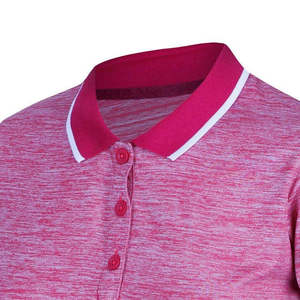 Custom Logo Women's Quick Dry Breathable Slim Fit Polo Shirts Athletic Sports Golf Tennis Casual Short Sleeve T-Shirts - Product Image 3