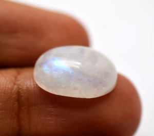 Cabujón de piedra lunar azul calibrado 18X13mm cristales de piedras preciosas sueltas piedras preciosas pulidas suaves para la fabricación de joyas piedra lunar arcoíris - Product Image 6