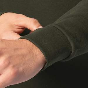 Sweat-shirt unisexe slim d'hiver personnalisé avec logo brodé, service OEM, mélange de coton, polaire respirant, ensembles surdimensionnés - Product Image 4